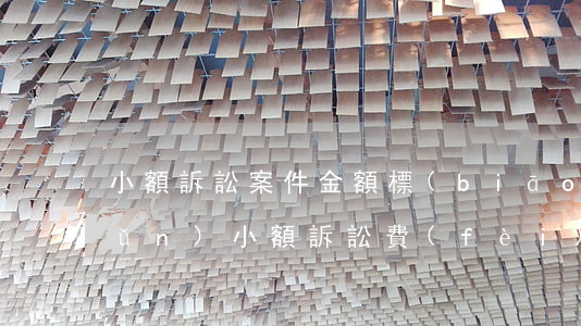 小額訴訟案件金額標(biāo)準(zhǔn)(小額訴訟費(fèi)用多少)