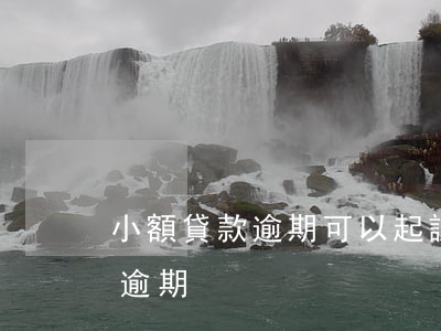 小額貸款逾期可以起訴嗎(小貸為什么不起訴逾期)