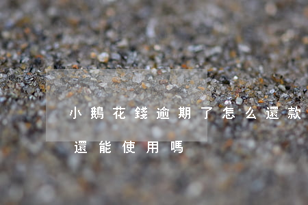 小鵝花錢逾期了怎么還款(小鵝花錢逾期還了還能使用嗎)