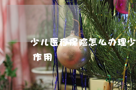 少儿医疗保险怎么办理（少儿医疗保险的保险作用）