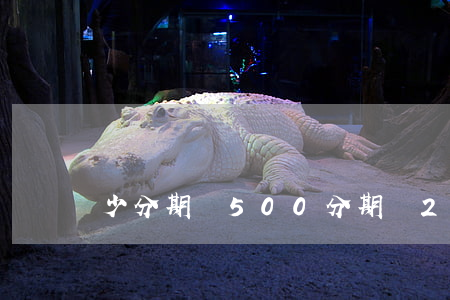 少分期樂500(分期樂200)