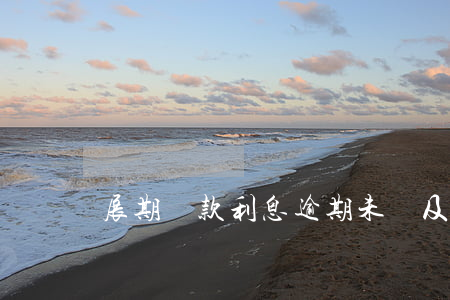 展期貸款利息逾期未還(及貸展期還款)
