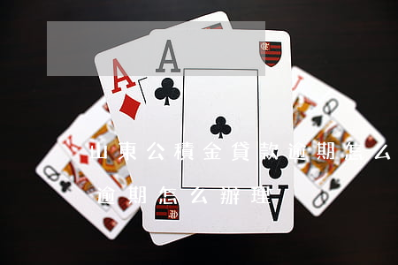 山東公積金貸款逾期怎么辦(山東公積金貸款逾期怎么辦理)