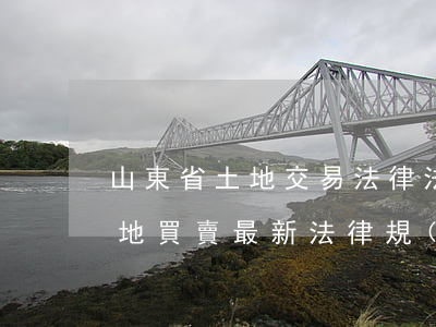 山東省土地交易法律法規(guī)(宅基地買賣最新法律規(guī)定有哪些)
