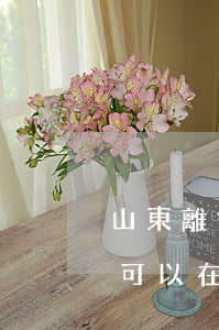山東離婚證可以在深圳辦離婚嗎(外省結婚證可以在深圳辦理離婚嗎)