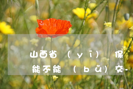 山西省醫(yī)療保險(xiǎn)逾期能不能補(bǔ)交-山西省醫(yī)療保險(xiǎn)逾期能不能補(bǔ)交費(fèi)用