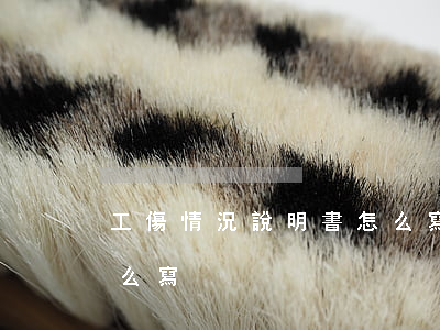 工傷情況說明書怎么寫(工傷單位情況說明怎么寫)