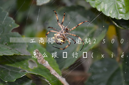 工商信用卡逾期2500(工商信用卡逾期了怎么跟銀行協(xié)商解決)