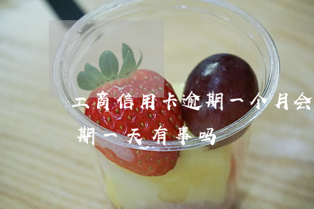 工商信用卡逾期一个月会怎样6-工商卡逾期一天有事吗