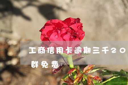 工商信用卡逾期三千(2020最新互砍微信群免费)