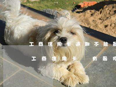 工商信用卡逾期不能最低還款-為什么我的工商信用卡沒有最低還款