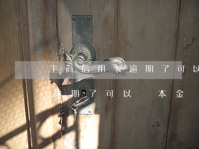 工商信用卡逾期了可以還本金嗎(工商信用卡逾期了可以還本金嗎嗎)