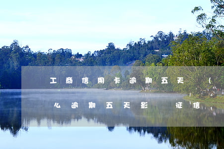 工商信用卡逾期五天會(huì)影響征信么 逾期五天影響征信嗎