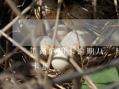 工商信用卡逾期八個月解凍(逾期60天信用卡解凍)