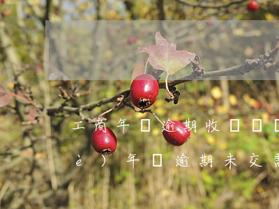 工商年報逾期收費嗎會罰款嗎(工商企業(yè)年報逾期未交需要罰款嘛)