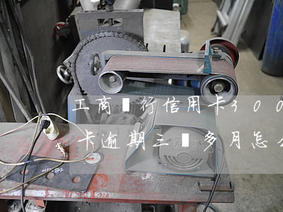 工商銀行信用卡3000逾期一年（工行信用卡逾期三個多月怎么辦）