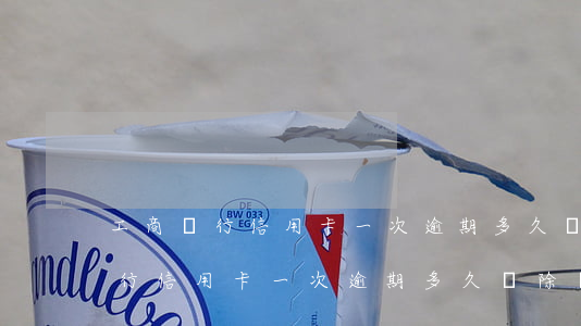 工商銀行信用卡一次逾期多久刪除-工商銀行信用卡一次逾期多久刪除記錄