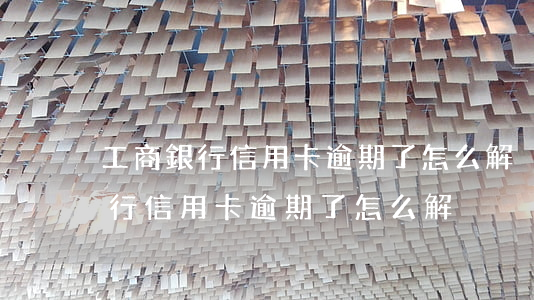 工商銀行信用卡逾期了怎么解決辦法（工商銀行信用卡逾期了怎么解決）