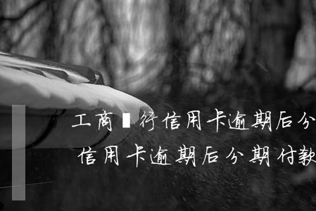 工商銀行信用卡逾期后分期付款-工商銀行信用卡逾期后分期付款有影響嗎
