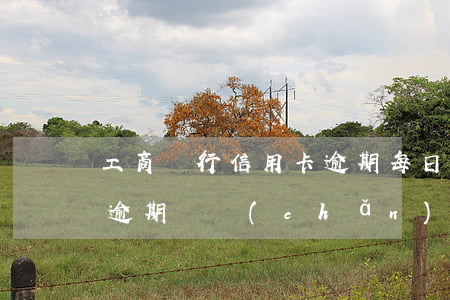 工商銀行信用卡逾期每日(工商銀行的信用卡逾期會產(chǎn)生什么后果)