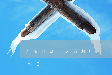 工商銀行貸款逾期9天(銀行貸款逾期三天怎么辦)