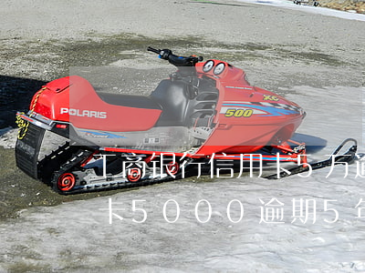 工商银行信用卡5万逾期半年(工商银行信用卡5000逾期5年利息多少)