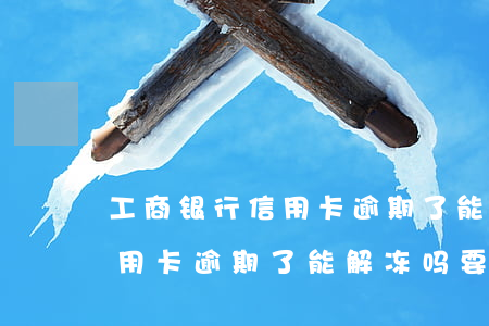 工商银行信用卡逾期了能解冻吗(工商银行信用卡逾期了能解冻吗要多久)