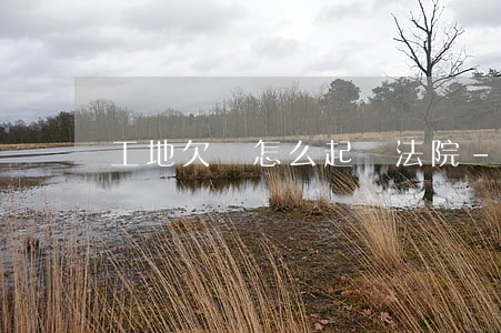 工地欠錢怎么起訴法院-工地欠錢怎么辦
