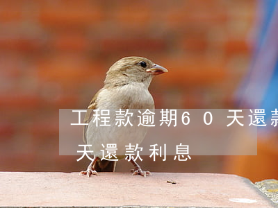 工程款逾期60天還款利息(工程款逾期60天還款利息)