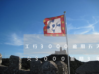 工行3000逾期五天多少利息-工商銀行欠3000逾期3年了怎么還款