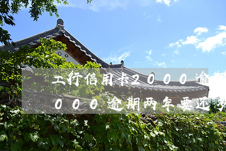 工行信用卡2000逾期5年(工商信用卡2000逾期两年要还多少)