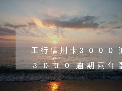 工行信用卡3000逾期了兩年(工商信用卡3000逾期兩年要還多少)
