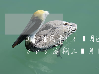 工行信用卡33個月逾期(工商銀行信用卡3000逾期三個月會報警嗎)
