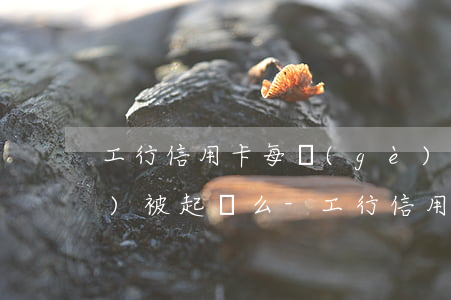 工行信用卡每個(gè)月都還會(huì)被起訴么-工行信用卡每個(gè)月都還會(huì)被起訴么嗎