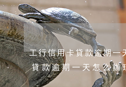 工行信用卡貸款逾期一天怎么辦(工行信用卡貸款逾期一天怎么辦理)