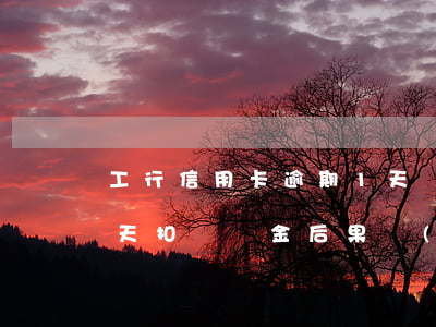 工行信用卡逾期1天罰款(工行信用卡逾期兩天扣違約金后果嚴(yán)重嗎)