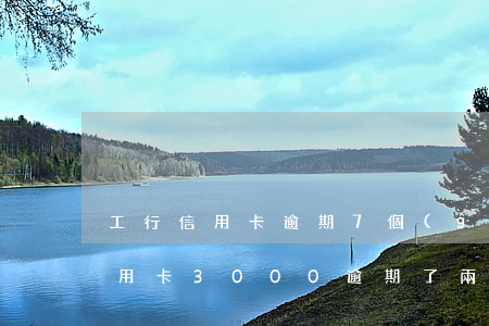 工行信用卡逾期7個(gè)月還款(工行信用卡3000逾期了兩年)
