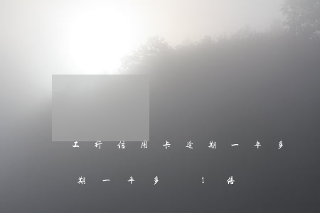 工行信用卡逾期一年多還1倍(工行信用卡逾期一年多還1倍)