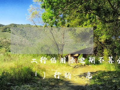 工行信用卡逾期不算全額罰息(逾期執(zhí)行的罰息)