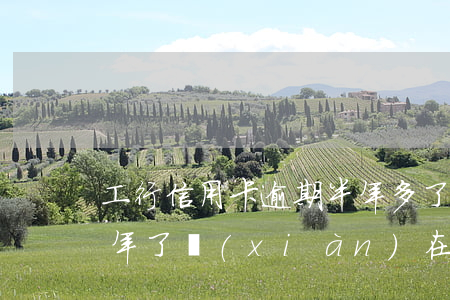 工行信用卡逾期半年多了(工商信用卡逾期一年了現(xiàn)在還不進(jìn)去了)