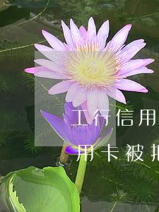 工行信用卡逾期客户 工行六星级客户申请信用卡被拒