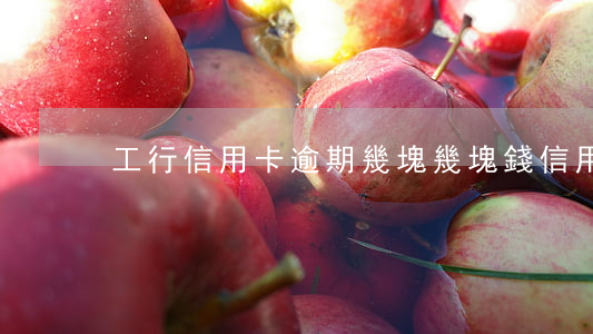工行信用卡逾期幾塊(幾塊錢信用卡逾期)