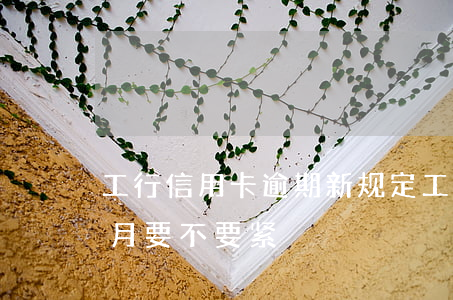工行信用卡逾期新规定(工商信用卡逾期半个月要不要紧)