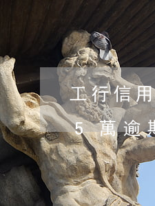 工行信用卡逾期本金2萬五(工商銀行信用卡5萬逾期一年)