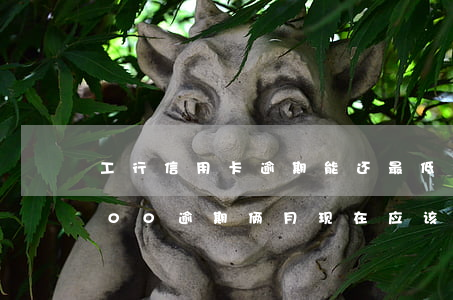 工行信用卡逾期能还最低吗(工行信用卡1000逾期俩月现在应该还多少钱)