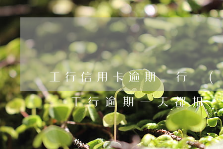 工行信用卡逾期銀行會(huì)直接扣款嗎(工行逾期一天都扣違約金了會(huì)不會(huì)上征信)