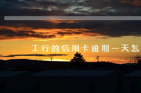 工行的信用卡逾期一天怎么辦