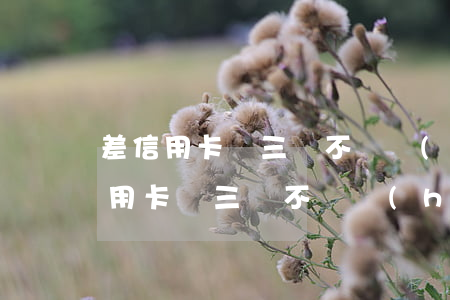 差信用卡兩三萬不還會(huì)怎樣(差信用卡兩三萬不還會(huì)怎樣)