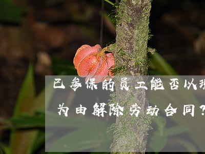 已参保的员工能否以现用人单位未缴纳社保为由解除劳动合同？