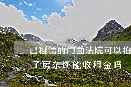 已租赁的门面法院可以拍卖吗(法院拍卖门面了,房东还能收租金吗?)